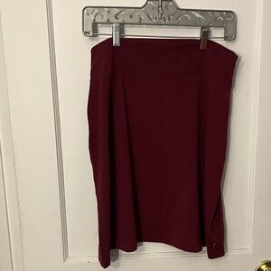 Eddie Bauer Deep Red Pencil Skirt
